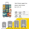 Accessories Stamp Printed Travel Thicken Luggage Protective Cover 1832inch Elastic Protection Suitcase Trolley Case Baggage Bag Covers 270