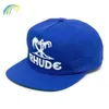 Rhude Hat Fashion Designer Cocotittes mousse Impression bleu Soleil Bleu Men Femmes Hip Hop Hop Street Style Rhude Baseball Cap ajusté Wide Brim 7513