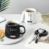 Mokken marmeren paar mug cadeauboxekkus koffie melkbekers voor valentijnsdag bruiloft souvenir verlovingsgeschenken set