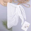 Kjolar ett förkläde sexig strand kvinnors chiffong split semester kjol