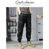 Pants pour hommes Citylink Tactic 2024 Spring and Automne Trendy Brand Black Multi Pocket Casual Workswear