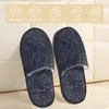 Slippers Floral Spring Rose Peony Daffodil Narcissus Bloom Leaves Slipper For Women Men Fluffy Winter Warm Indoor