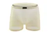 Sous-pants 2024 Marque Howe Ray Men Men Underwear Boxer Shorts Men's Ice Silk Cool Breathable Thin Sexy Transparent Soft Male Pottel