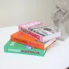 Openable Fake Books Creative Living Room Decoration Coffee Table Ornament Storage Box Club el Travel Style Prop 240407