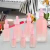 Aufbewahrung Flaschen Tropfenflasche Pink Frosted Essence Kosmetische ätherische Öle Glas