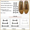 Części butów 12pcs/set stretch silikonowe sznurowiny no krawat