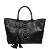 Высококачественный по размеру Lady Beach Bag Женщины кожаные сумки для выходных дизайнерские брендские бренды Shopper Tote Exotic Sin Swork