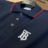 Business Business Polos Męska koszulka designerka R-koszulka haftowane litery wysokiej jakości koszulka krótkie rękawowe TEES Casual Tees Unisex 5 Kolor Opcje Europejski rozmiar XS-L