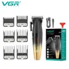 VGR Hair Clipper Hair Clat Trimmer Electric Cippers Machine de coupe de cheveux sans fil 9000rpm Clipper pour hommes V-003 240412