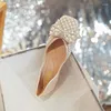 Casual Shoes 2024 Women Flats Spring Autumn Designer Rhinestone Square Flat Bean For Soft Soles Bow Ladies