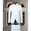 Suits para hombres LESTOS DESIGN DESIGN Men Men Chic Solid Business Outfits Wedding Tuxedo Two Piece Slim Fit Costume Homme 2024