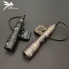 Scopes Airsoft Surefir SF M600 M600B M600C M300B M300スカウト懐中電灯Tatical Hunting Gun Weapon Light Modbutton圧力スイッチ