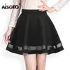 Spódnice Summer Damska spódnica mody elastyczne upadki paliczki midi spódnica seksowna dziewczyny mini plisowane spódnice saias etek jupe koreańskie ubranie Y240420