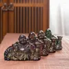 Animali domestici zhaocai cambio colore maitreya buddha pet piccolo ornamento fortunato scultura mini accessori creativi boutique 1pc