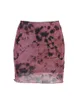 Skirts y2k Mesh Mini Skirts Women Kawaii Low Waist Frill Straight Skirt Summer Fairy Sexy Vintage Skirts Female Y240420