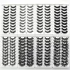 VISOFREE 3510 pares de pestañas postizas naturales de pestañas falsas de maquillaje largo 3D Mink Extensión Eyelash para belleza 240420