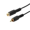 4,5 m/7,6 m RCA Männlich an einzelne RCA weibliche einzelne Phono RCA Audio Composite Extension Cables Kordendrahtlinie für DVD -Player TV