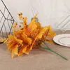 Decoratieve bloemen nep kunstmatige tak realistische details langdurige bessen thanksgiving dagdecoratie geen onderhoudsfabriek