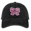 Ball Caps Spring Camping Baseball Hat Delicate Bowknot Patches voor tiener