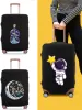 Accessories Luggage Protective Cover for 1828 Inch Fashion Paint Space Series Pattern Suitcase Elastic Dust Bags Case Travel Accessories