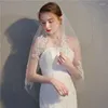 Bridal Veils E Jue Shung Shung Korte Wedding One Lay Women Veil Lace Appliques 2024 Accessoires Velos de Novia