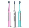Escova de dentes elétrica rotativa sem recarregável com 2 cabeças de escova de dentes de dentes de dentes de dentes de dentes de dentes de dentes de dentes de higiene oral5634195