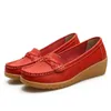 Casual Shoes Women Genuine Leather Loafers Sheos Ballet Flats Female Spring Sneakers Ballerina Wedges Moccasin