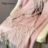 Blankets Autumn And Winter Herringbone Plain Wool Blanket Indoor Air Conditioning Office Sofa Nap Shawl Cover