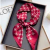 70-70 cm Designer Stampare Floral Scarf Scarf Head Abchine per donne Saglie per manico lungo la moda SCHEDA PASCELLA PERCOLA PERCOLO BUGGI