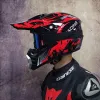 Işıklar Profesyonel Çocukların Hafif Motokros Kask Yarışı Offroad ATV Capacete Moto Casco Bisiklet Yokuş Düşük DH Çapraz Kask