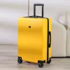 Luggage Solid Color Trolley Suitcase Lightweight Student Password Box 20 Inches Business Luggage Large Capacity Storage Box Unisex