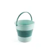 Acessórios S4.6L Silicone Bucket para Promoção de Pesquisa Folding Lavagem de Carros de Carros de Carros de Pesca ao ar livre balde de cozinha de banheiro quadrado