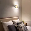 Lámparas de pared cubierta de vidrio lámpara LED Living dormitorio de dormitorio