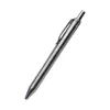 Pens 2022 New Solid Titanium Alloy Gel Ink Pen Vintage Bolt Action Writing Tool Stationeries