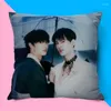 Pillow Poohpavel Double-sided Printed Pillowcase Thai TV Pit Babe The Series Bable Charlie Drama Stills Home Car Decor Cover