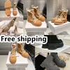 2024 Designer Boots Popularne modne kobiety krótkie botki rozruch luksusowe podeszwy impreza gęsta obcasy 35-40 Turing Desert SMFK gai