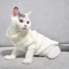 Costumi di gatto cucciolo giubbotto gatticello di cotone caldo abiti da maglione a maglia inverno inverno piccoli gatti cani chihuahua