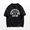 Sommer Fitnessstudio T-Shirts 100 Baumwolle übergroß