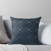 Pillow Navy & Copper Geo Lines Throw Custom Po Child Decorative Covers For Sofa Couch Pillows