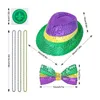 Berets Lasvegas Fattuesday Decorations Kostium imprezowy Mardi Gras Akcesoria