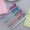 Pens 100Pcs Crystal Gel Pen Fashion Girl Large Diamond Pen Material Kawaii Novelty Promotional Student