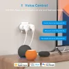 Wtyczki Meross HomeKit 2 w 1 WIFI Smart Plug Dual Outlet UE Smart Socket Smart Gope Control Obsługa Alexa Google Home SmartThings