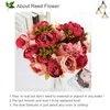 Decoratieve bloemen 1 Bunch European-Style Core Peony Artificial Flower 13 Hoofd Huis Wedding Decoratie Fake Western Rose Bridal