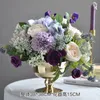 Decorative Flowers Artificial Flower Living Room Ornaments Home Interior Soft Decoration Dining Table Arrangement Silk El Model