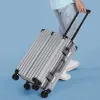 Balcão de bagagem Bagagem de alumínio Rolling Bagage Case 20 24 26 28 polegadas Viagem São de viagem sobre rodas Bloqueio de combinação Carry On bagagem