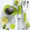 Förvaringsflaskor 1pc avokado matlåda utrymme sparar sparar plastfrukt behållare för kök skarpare grönsaksorganisatör