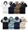 Designer men's POLO shirt lapel short sleeve multi-color Workplace Business brand embroidery cotton T-shirt men's and women's Business fashion formal top M-3XL-JS