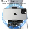 Камеры Mount Adapter Adapter Stand Crackt Clack Clip Clip Vertical 360 градусов вращается для iPhone Xiaomi Samsung Universal Smartphone
