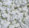 Flores decorativas de 8x8 pés de flor de flor de flor rosa floral 3d roll up pano painel branco