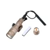 SCOPES TACTICAL SUREFIR M300 M600 M300C MINI SCOUT Ljusgevär AR15 Vapen ficklampa LED -jakt Spotlight Momentant tryckbrytare